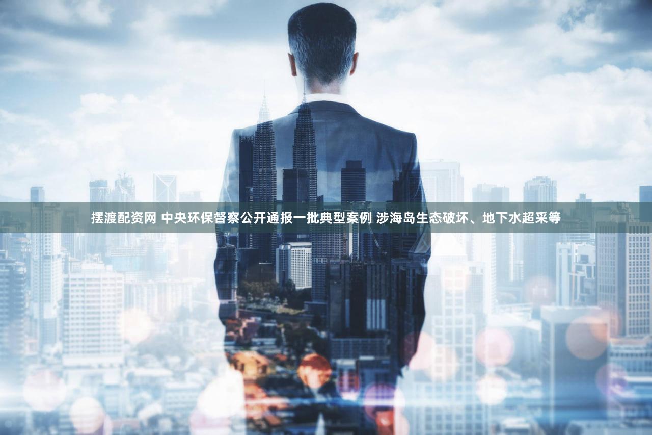 摆渡配资网 中央环保督察公开通报一批典型案例 涉海岛生态破坏、地下水超采等