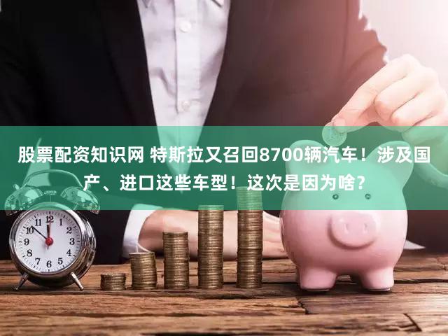 股票配资知识网 特斯拉又召回8700辆汽车！涉及国产、进口这些车型！这次是因为啥？