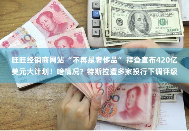 旺旺经销商网站 “不再是奢侈品” 拜登宣布420亿美元大计划！啥情况？特斯拉遭多家投行下调评级