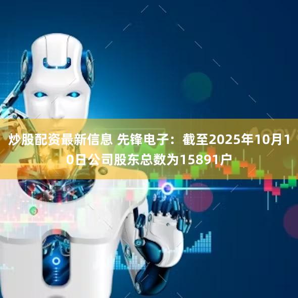 炒股配资最新信息 先锋电子：截至2025年10月10日公司股东总数为15891户
